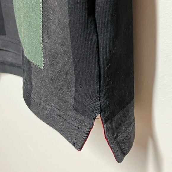 Bodega Patchwork Thick Cotton Rugby Polo Shirt Mens Sz S - Picture 6 of 8